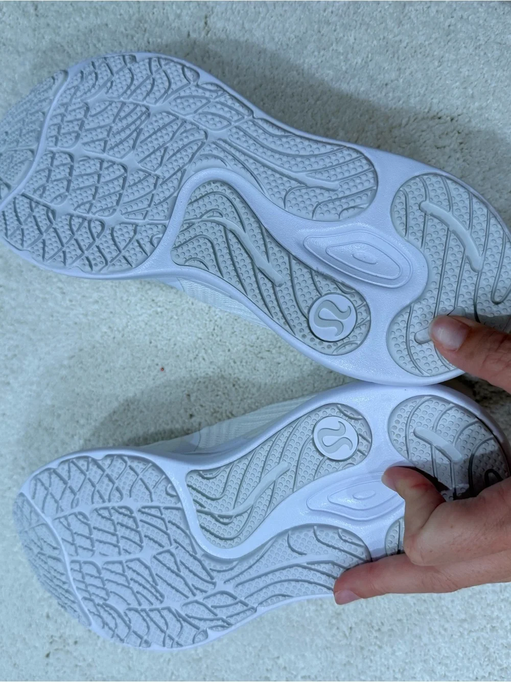 lululemon athletica White Women's Athletic Running Shoes
